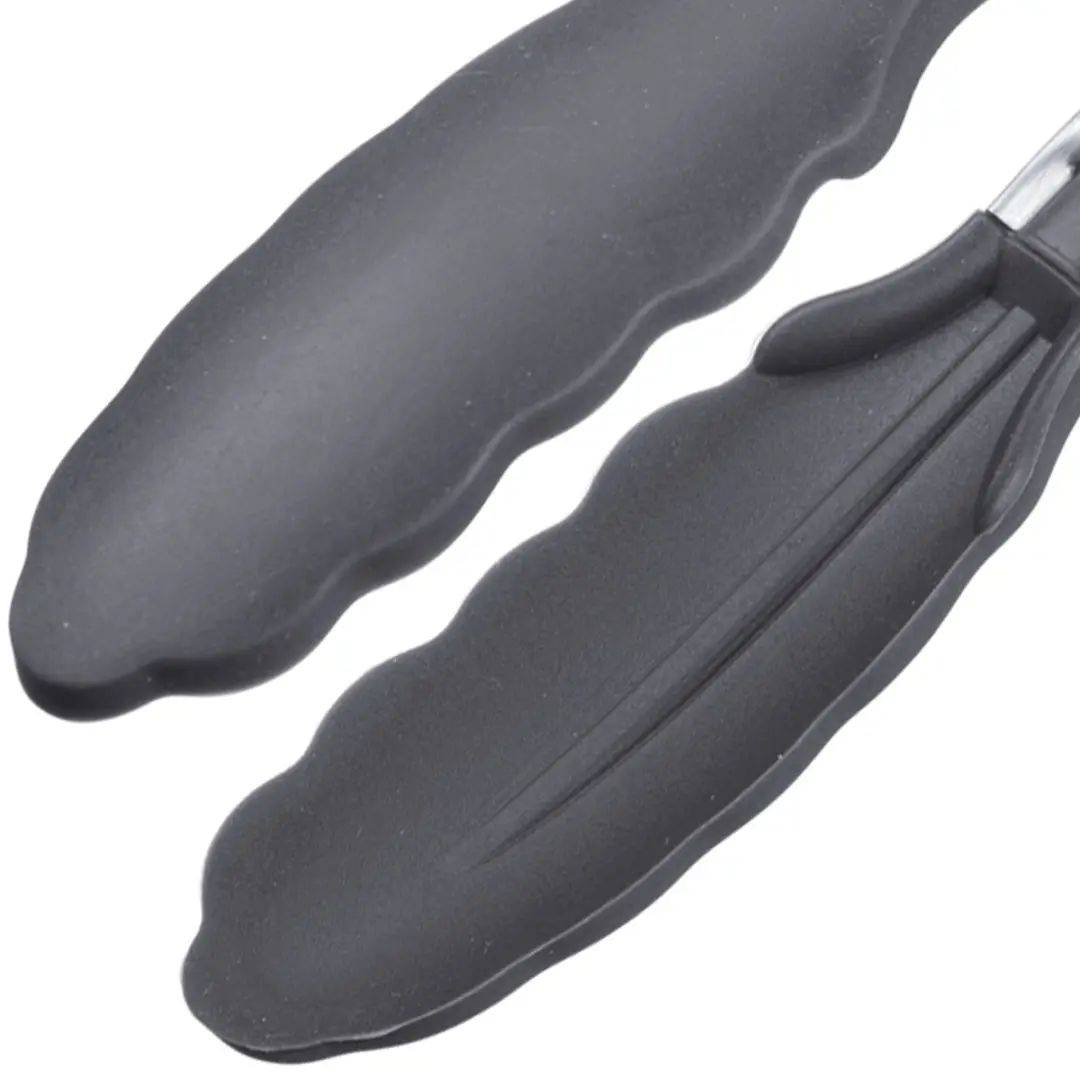 Westmark Classic Silicone Midi Serveertang 27cm - RVS/Zwart