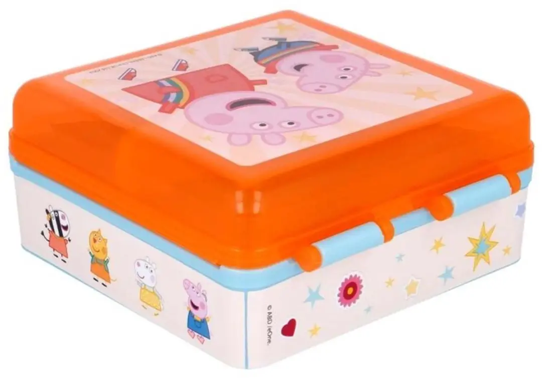 Marvel Peppa Pig Broodtrommel 2 Lagen