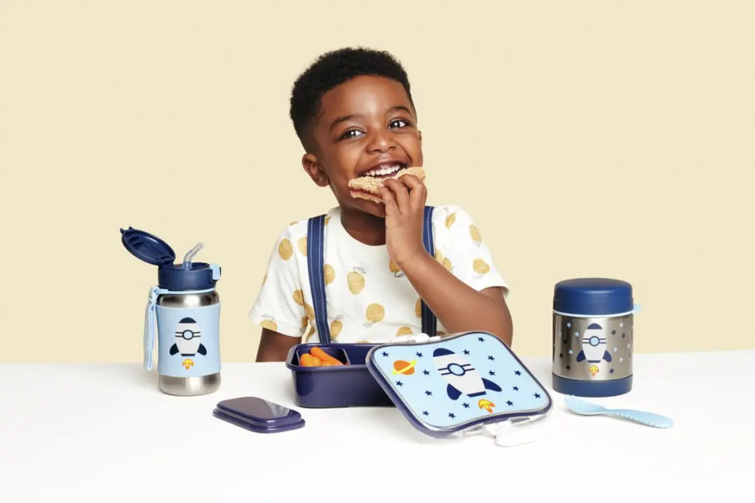 Skip Hop Lunchbox Rocket Spark Style - 4-delig Blauw