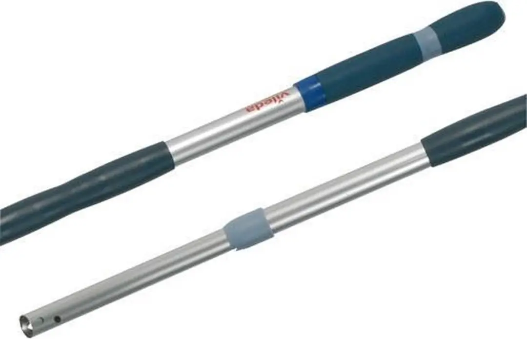 Vileda Telescoopsteel 100-180cm - Zilver