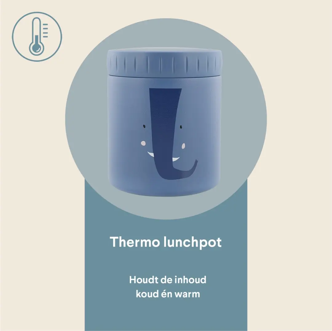 Trixie Mrs. Elephant Thermopot 350ml - Blauw