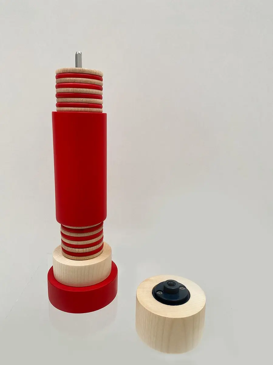 Alessi Twergi Peper- en Zoutmolen - Rood