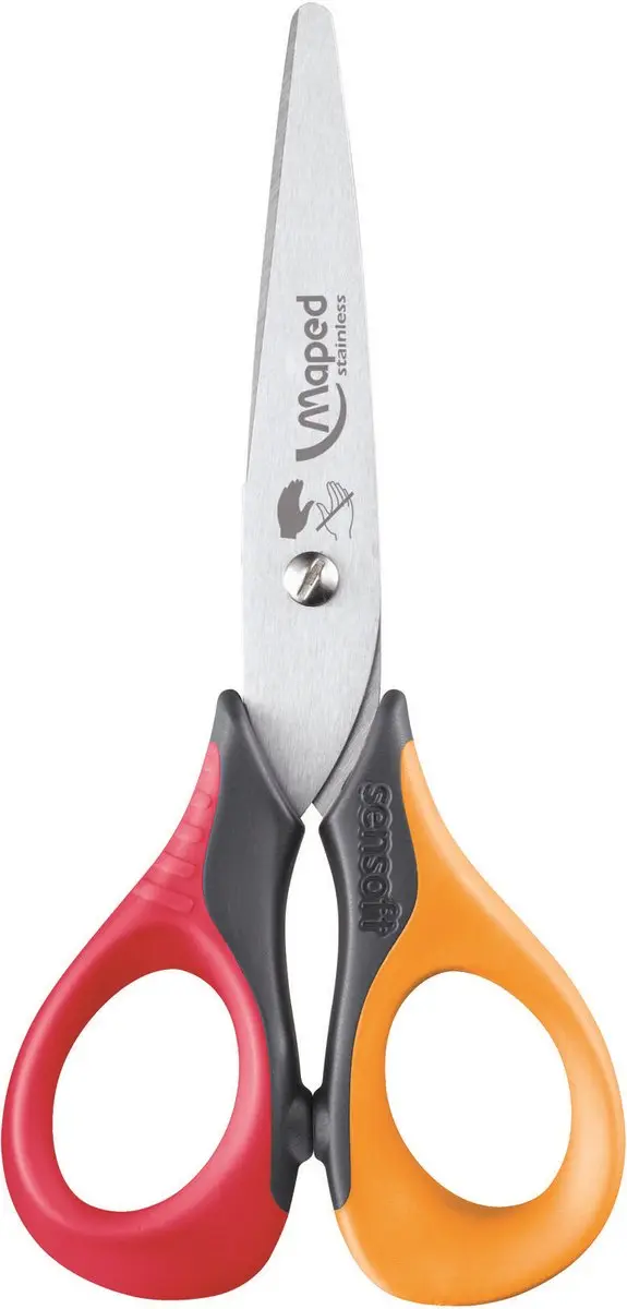Maped Sensoft 3D Schaar 13cm - Linkshandig - Assorti