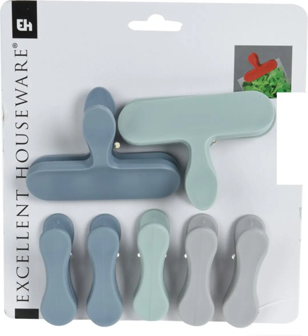 Excellent Houseware Vershoudclips - 14 Stuks - Multicolor