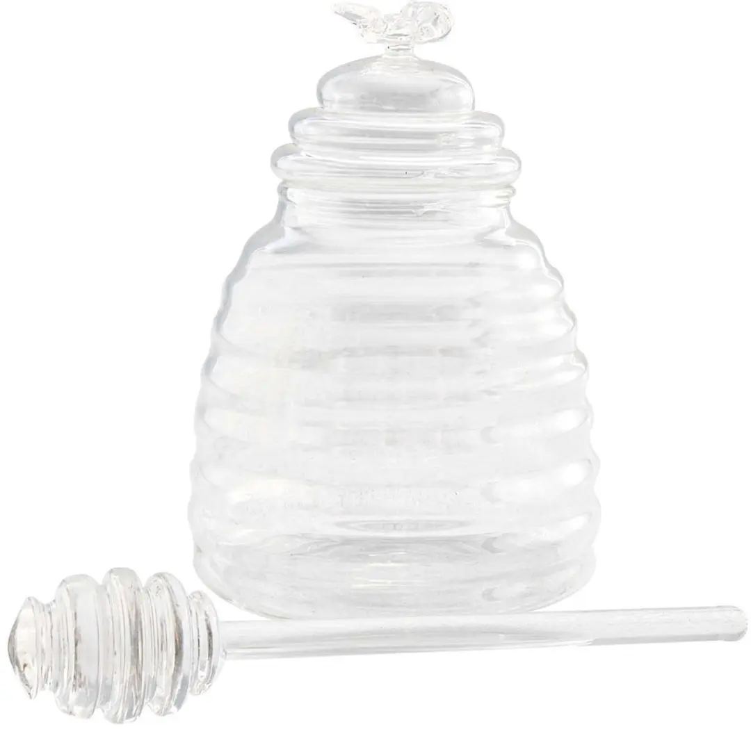 Cookinglife Honingpot Glas 500ml - Transparant