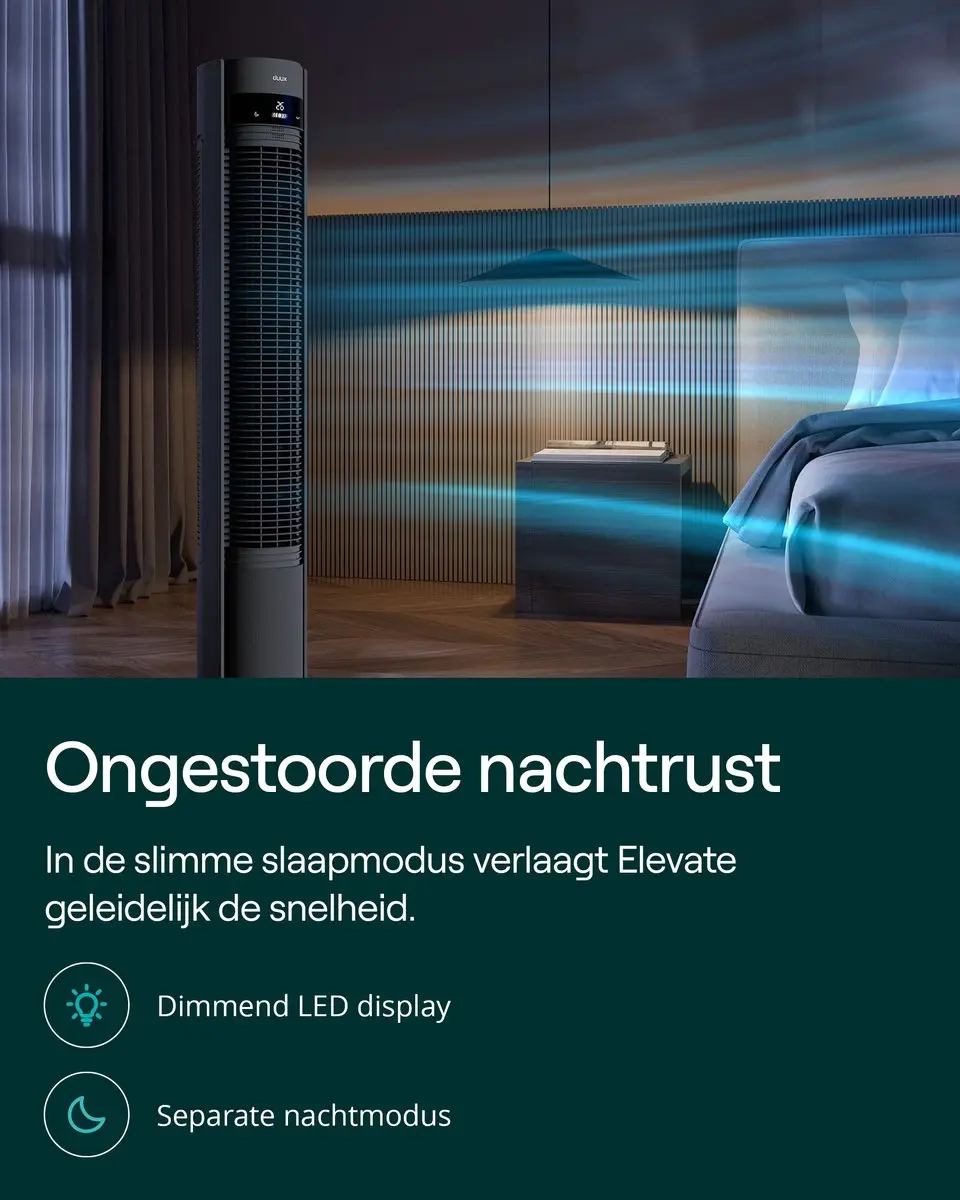 Duux Elevate DXTF10 Torenventilator - 26 Snelheden - Grijs - afbeelding 4 van 6