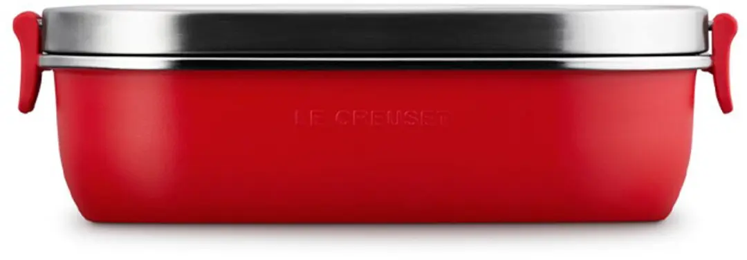 Le Creuset Lunchbox On The Go Kersenrood - 0,9L - 2-delig