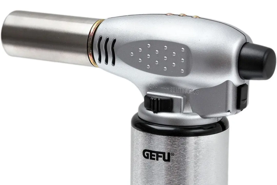 GEFU Fuego Flambeerbrander - Navulbaar - Kinderbeveiliging - Zwart