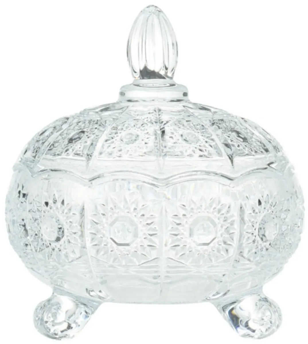 Excellent Houseware Bonbonnière 12x13cm - Transparant Glas