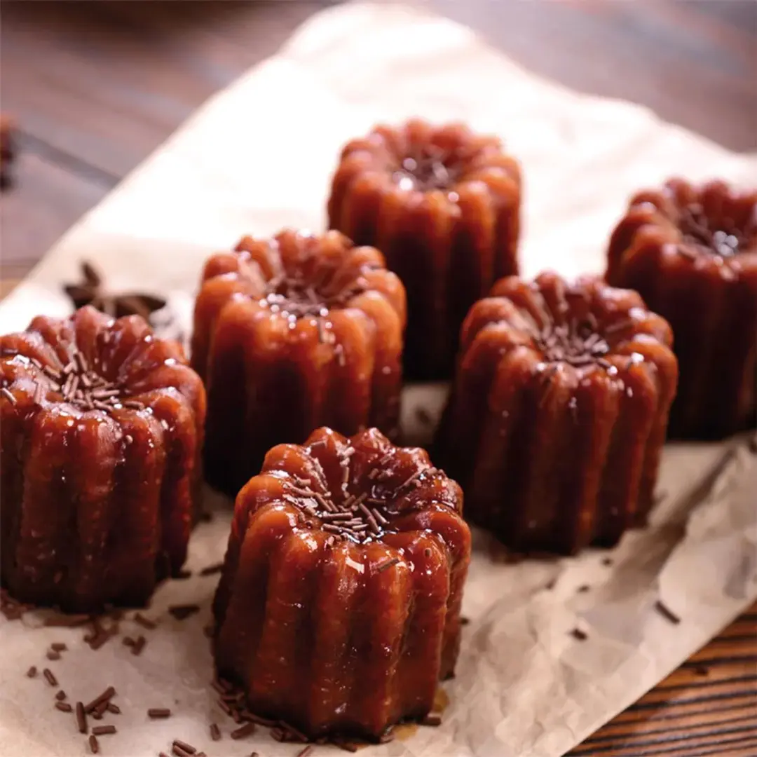 Ibili Canele Bakvorm - 12 Holtes - Zilver