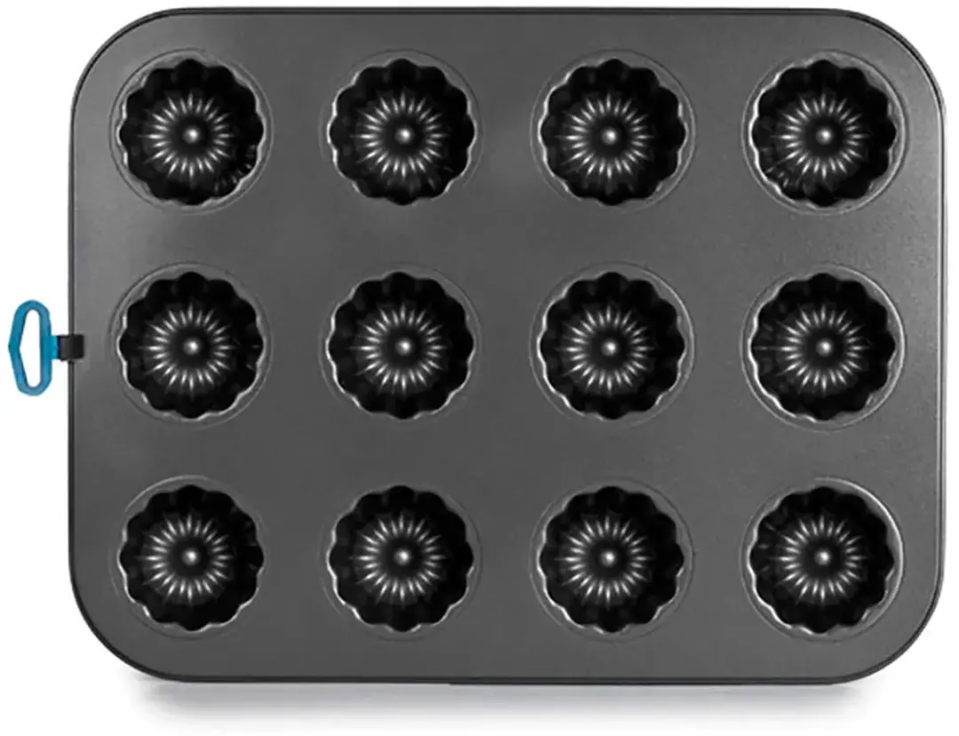 Ibili Canele Bakvorm - 12 Holtes - Zilver