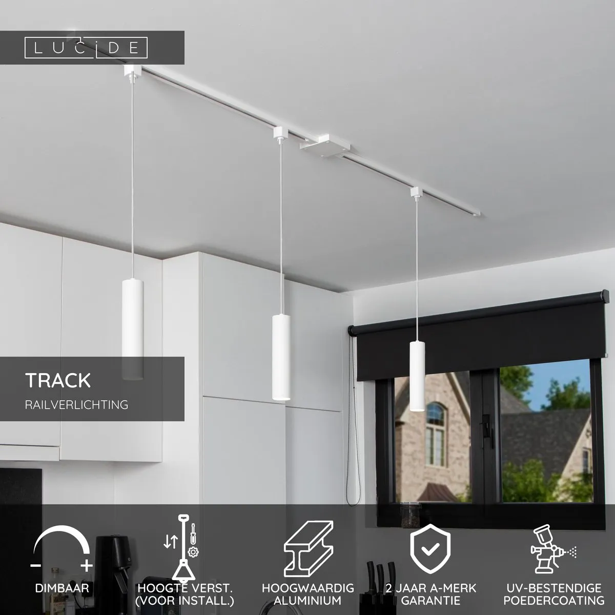 Lucide Track Floris Hanglamp GU10