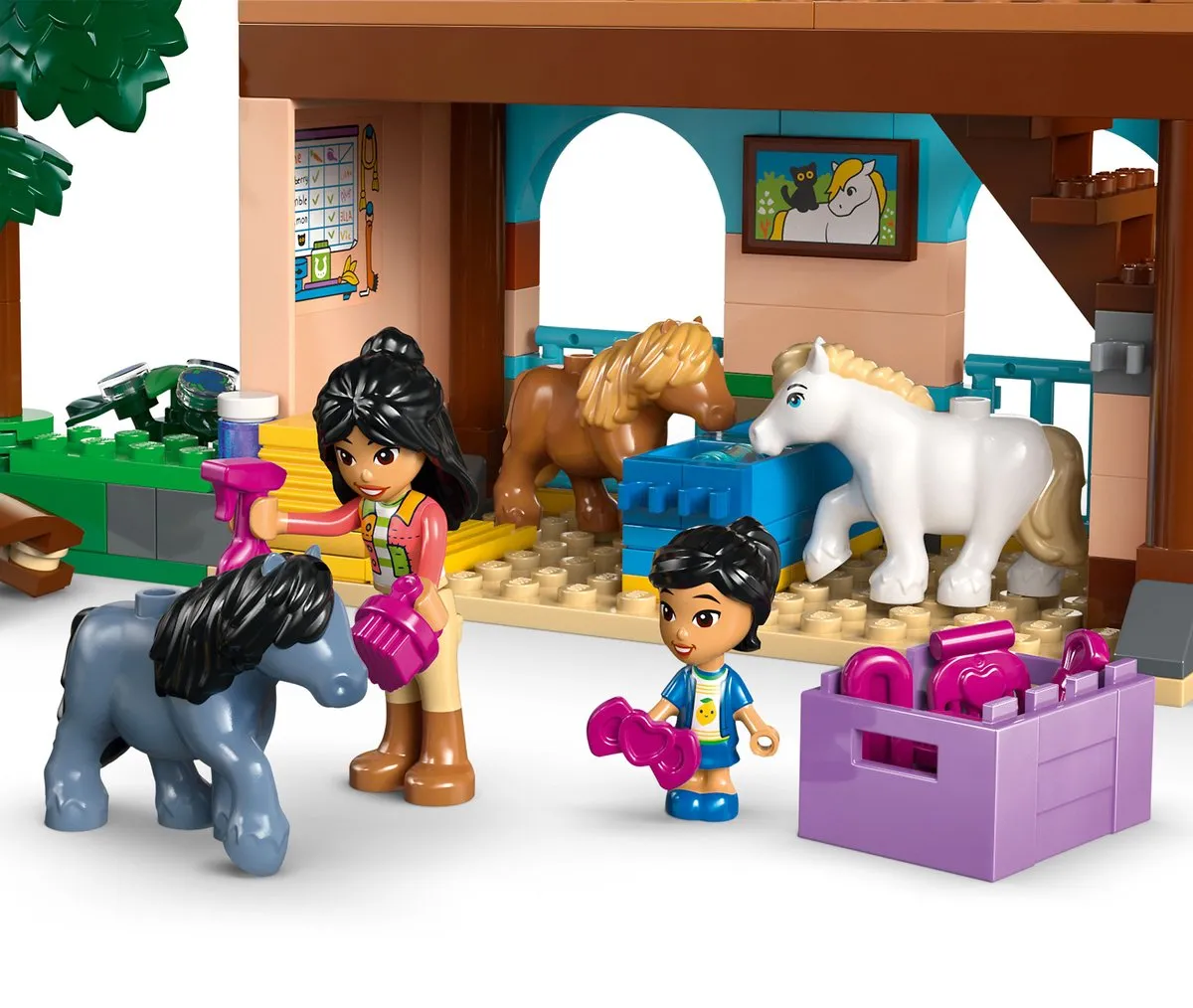 LEGO Friends Ponyboerderij en Stal Bouwset 42654 - 727 Stukken