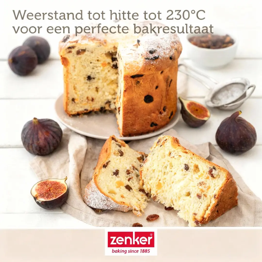 Zenker Panettone-vorm 18cm - Zwart