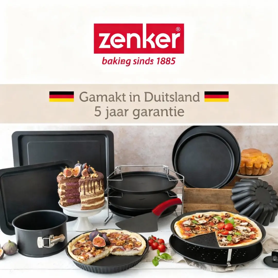 Zenker Panettone-vorm 18cm - Zwart