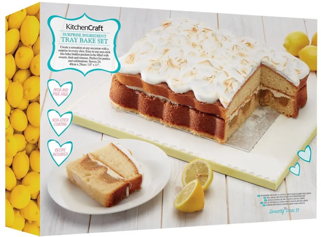 KitchenCraft Surprise Ingredient Tray Bake Set 40x29cm - 2 Stuks - afbeelding 6 van 6