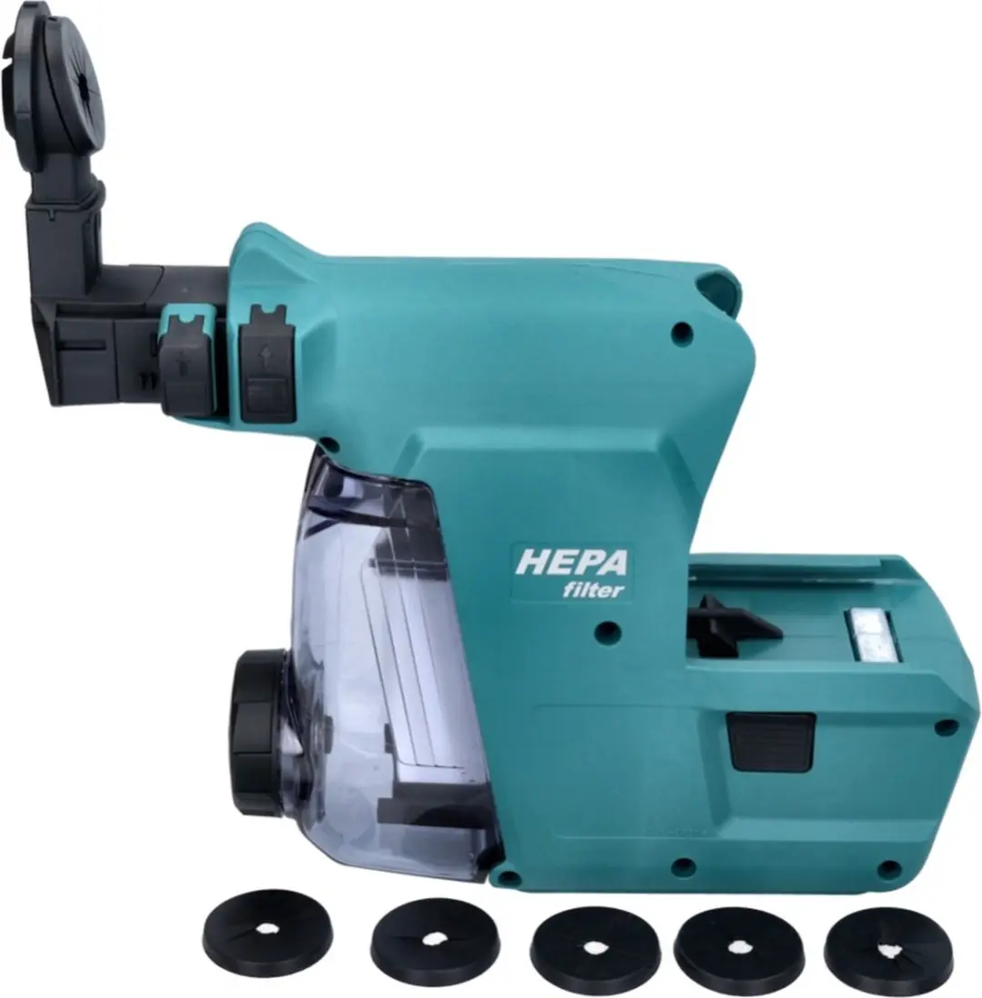 Makita DX07 Stofafzuigsysteem - Turquoise - afbeelding 6 van 6