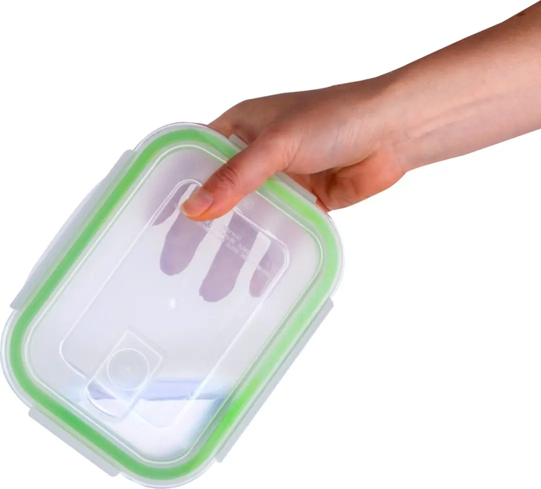 Alpina Vershoudbakjes 3-delig - Glas - 370/640/1050ml - Groen - afbeelding 6 van 6