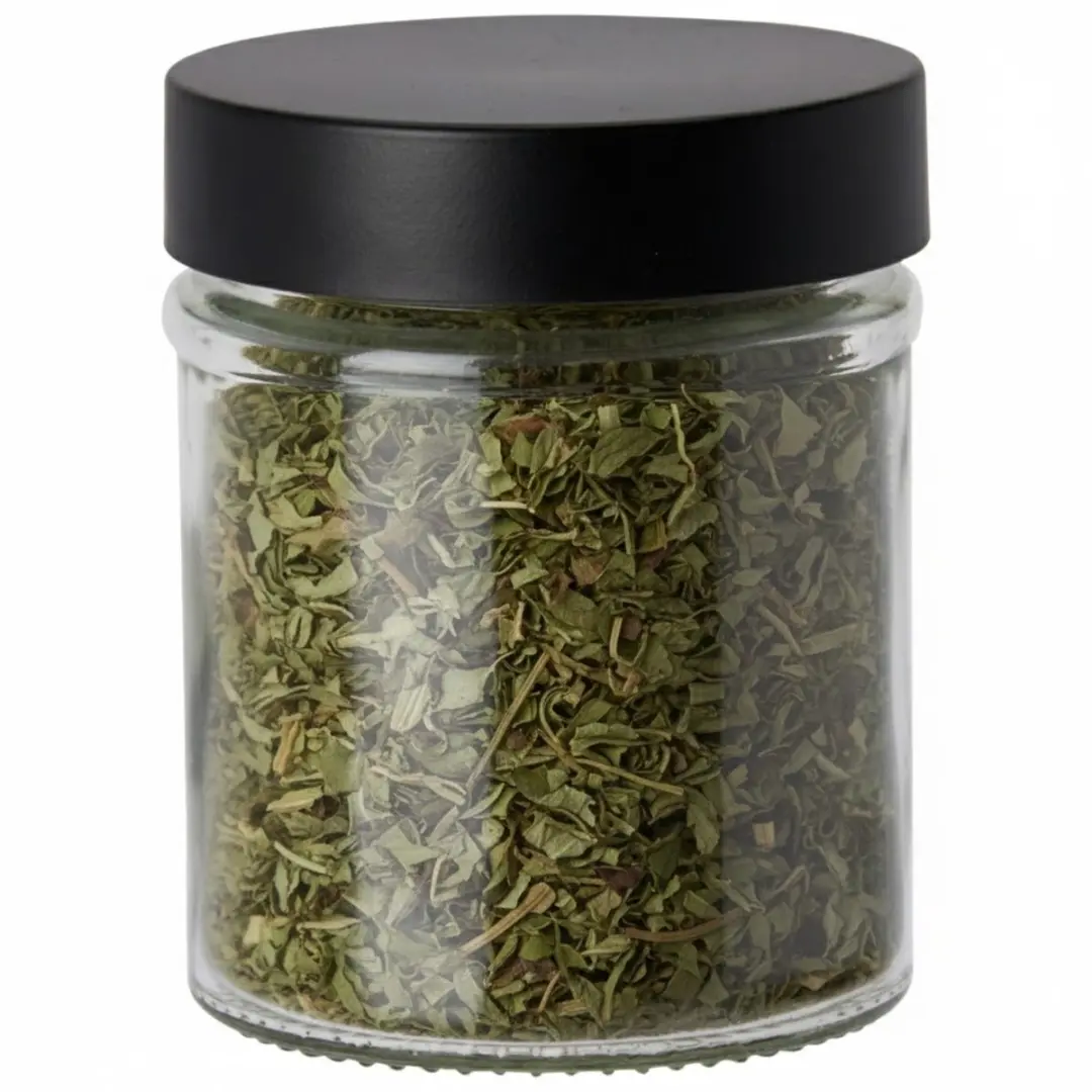 Excellent Houseware Kruidenpotjes 18-delig 300ml - Glas met RVS deksel