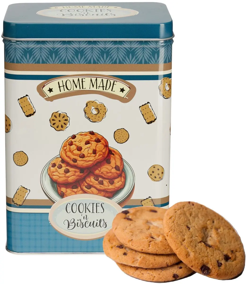 Excellent Houseware Retro Snoep & Koekjes Bewaarblikken - 3 Stuks