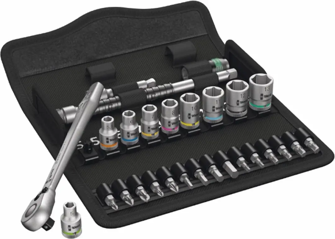 Wera Zyklop 8100 SA Switch Ratelset 1/4"