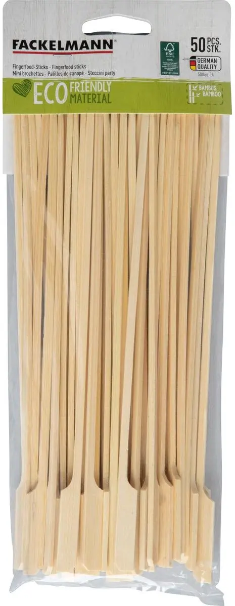 Fackelmann Houten Satéprikkers 25cm - 100 Stuks