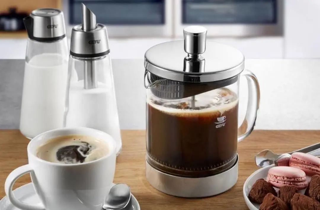 GEFU Diego Cafetière 0,6L - Zilver