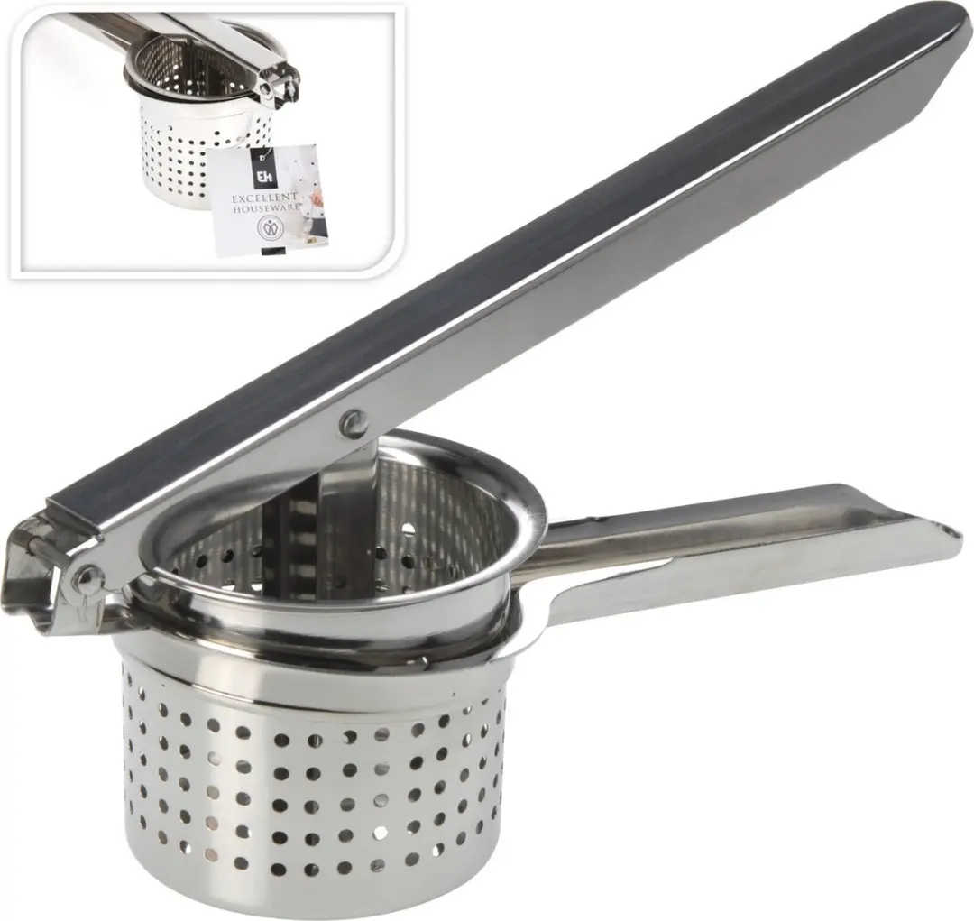 Excellent Houseware Aardappelpers RVS - 25cm x Ø8cm