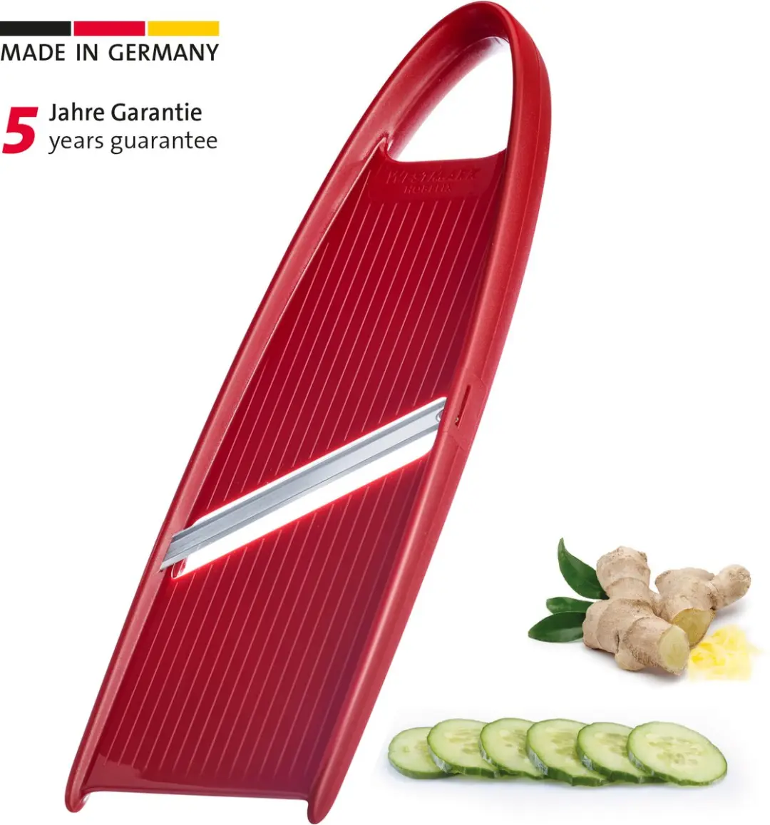 Westmark Hobelix Groentesnijder 11702270 - Rood/Zilver