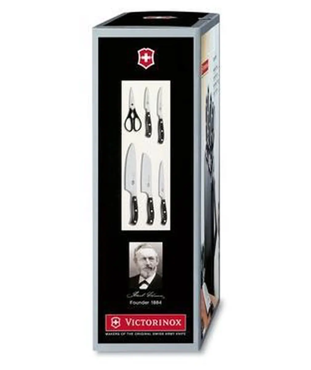 Victorinox Grand Maitre Messenblok 6-delig - Zwart