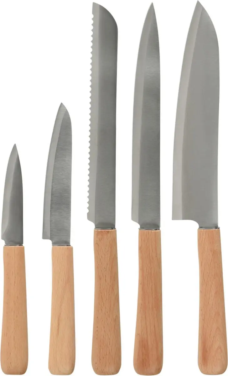 Excellent Houseware Chef Messen Set 5-delig