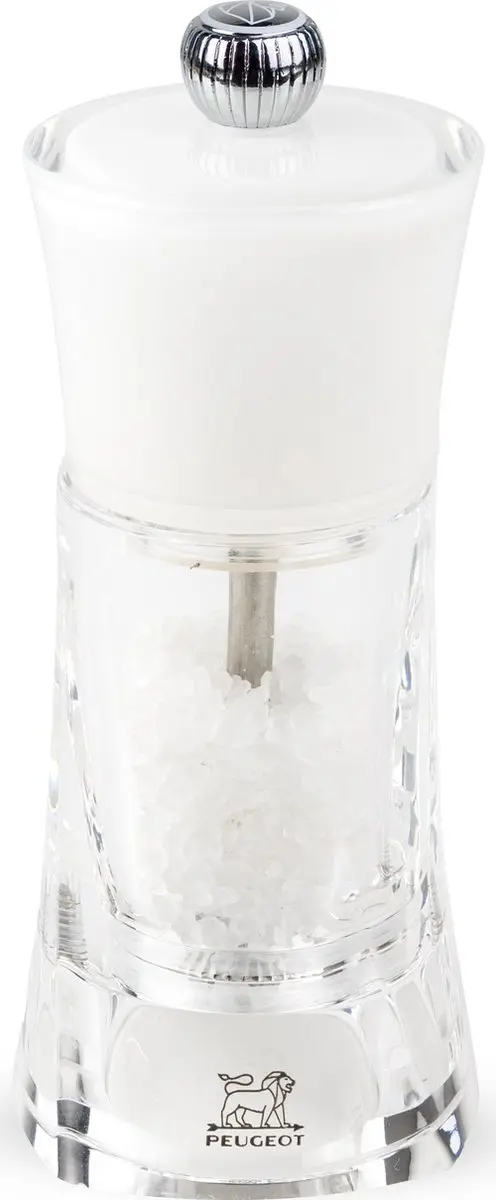 Peugeot Molène Zoutmolen 14cm - Wit/Transparant - afbeelding 6 van 6
