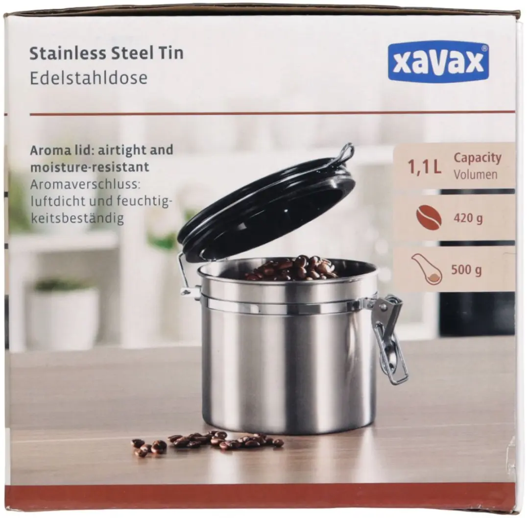 Xavax Roestvrijstalen Koffieblik 1L - Kleurenmix