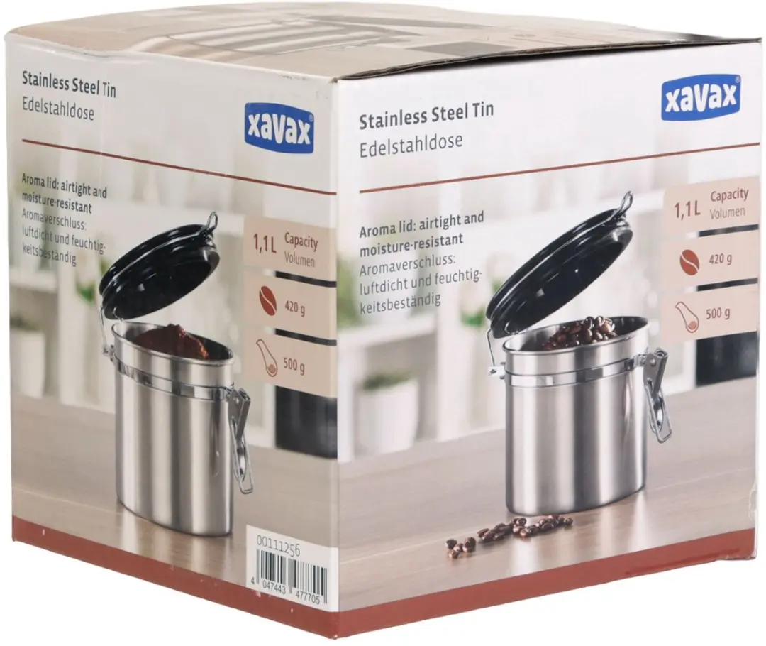 Xavax Roestvrijstalen Koffieblik 1L - Kleurenmix