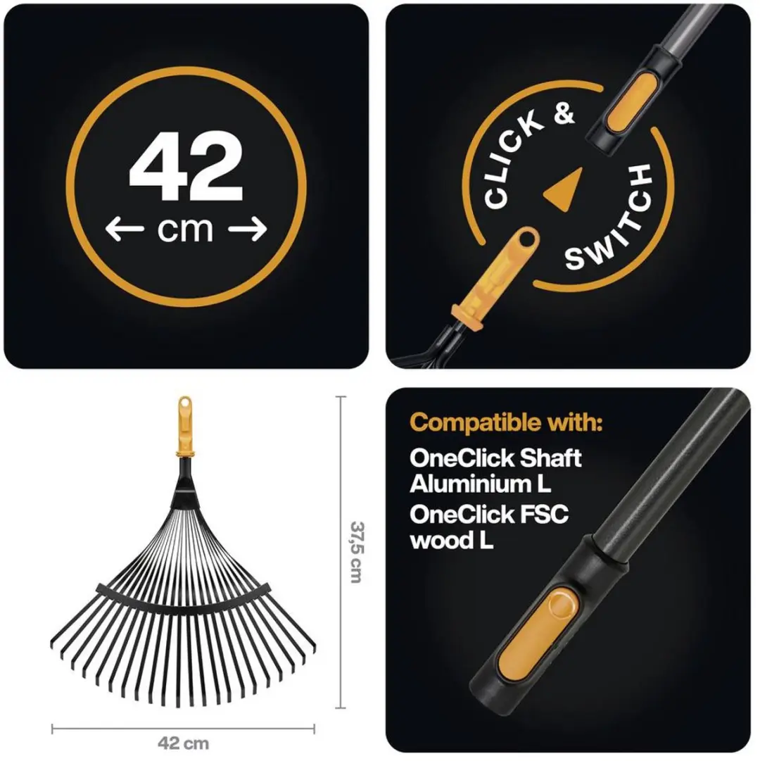 Fiskars QuikFit Bladhark 420mm - 1080675