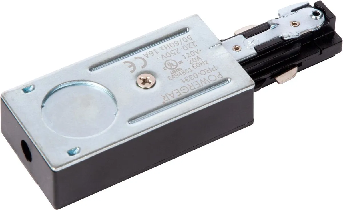 Lucide TRACK Startvoeding 1-fase Railverlichting - Zwart