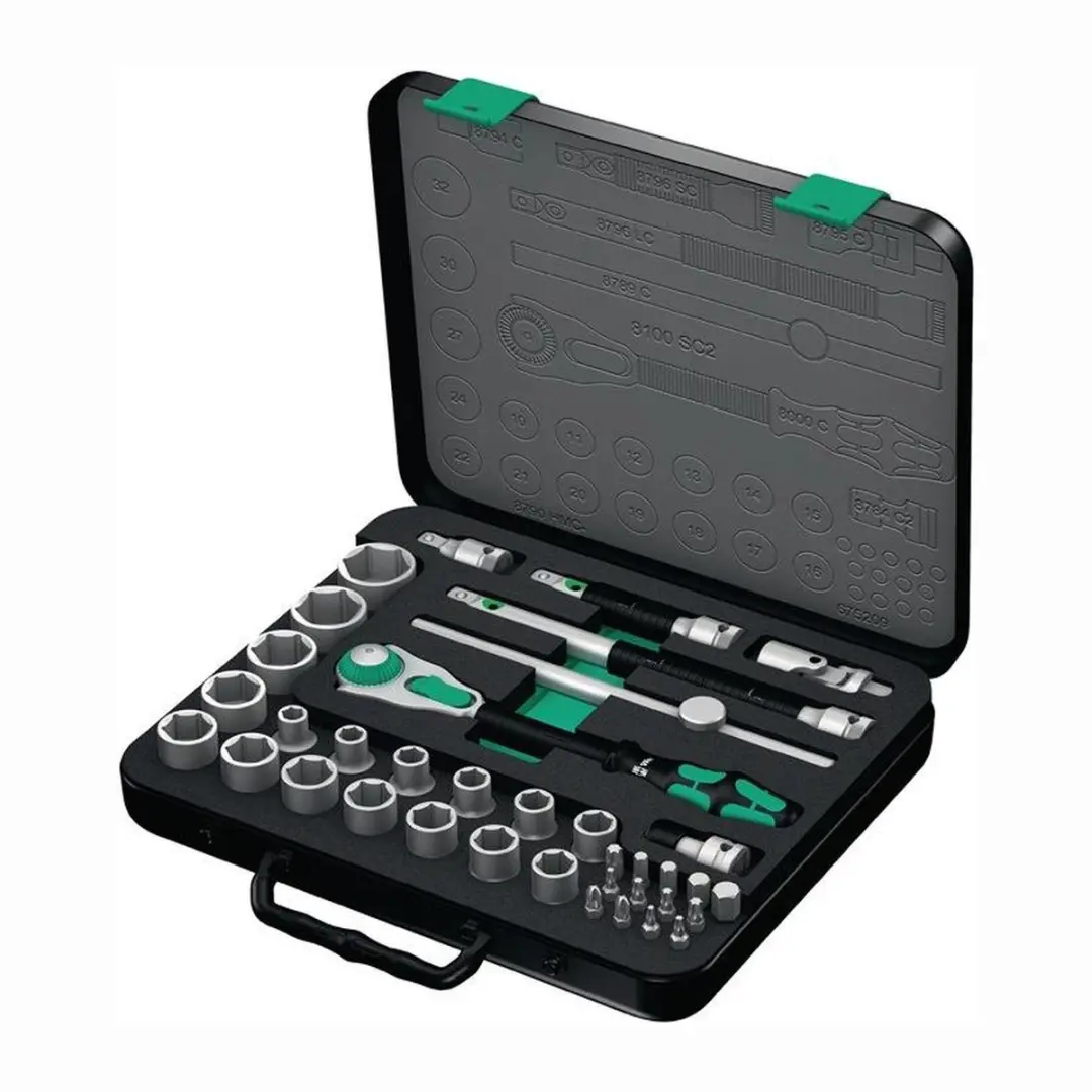 Wera 8100 SC 2 Zyklop Dopsleutelset 37-delig