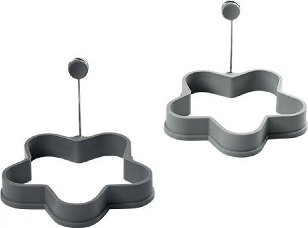 Lurch Ei- en Pannenkoekenvorm Siliconen/RVS - Ø12cm - 2 Stuks - afbeelding 4 van 4