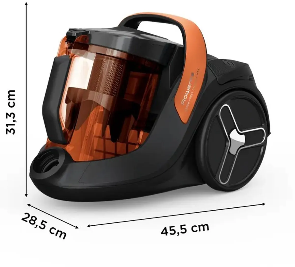 Rowenta Green Force RO7B14EA Stofzuiger 900W - 2,5L - Zwart/Oranje - afbeelding 6 van 6