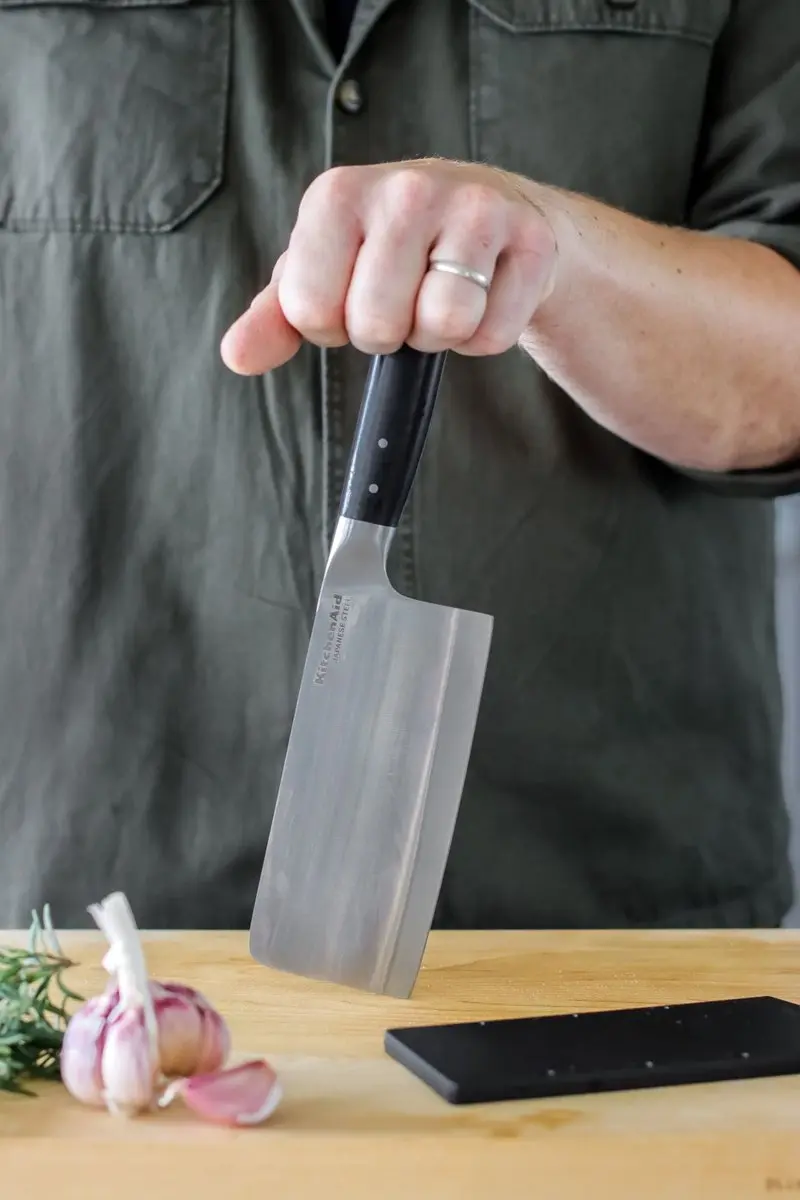 KitchenAid Hakmes 15cm Hoogwaardig Japans RVS - Zwart