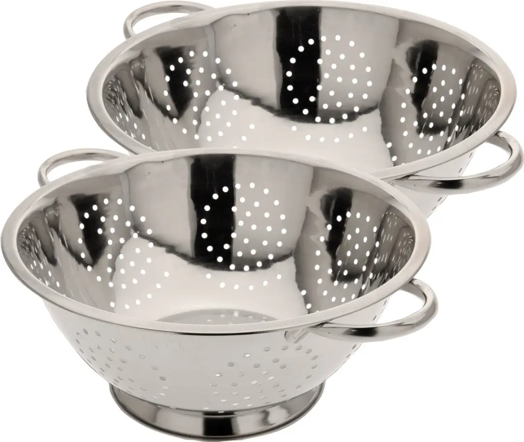 Excellent Houseware RVS Keukenvergieten Set 2-delig