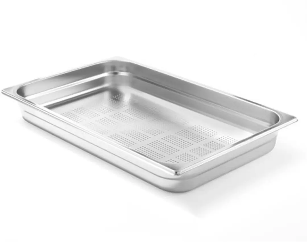 HENDI Geperforeerde GN-Container 9L - 65mm - RVS 18/10