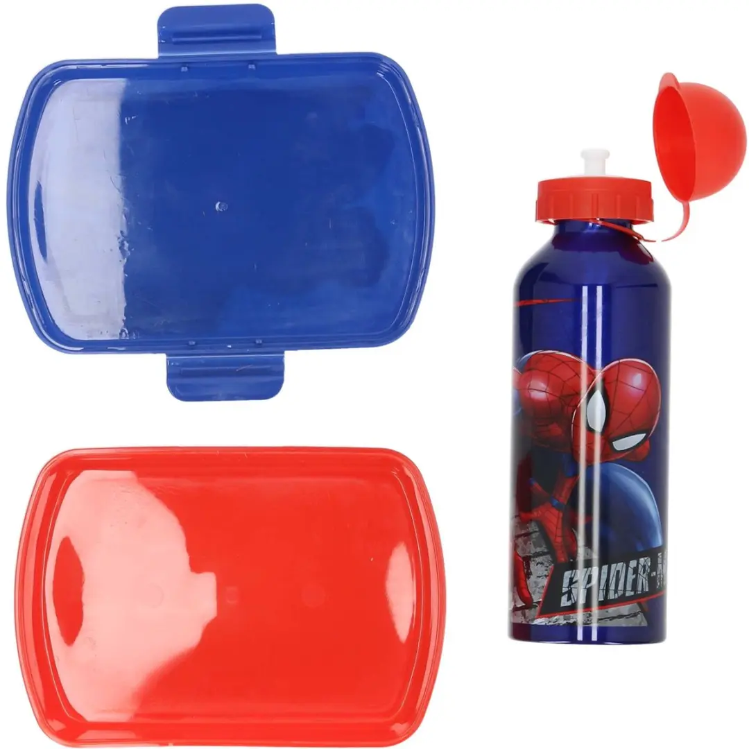 Marvel Spider-Man Lunchboxset 2-delig - 500ml - Rood