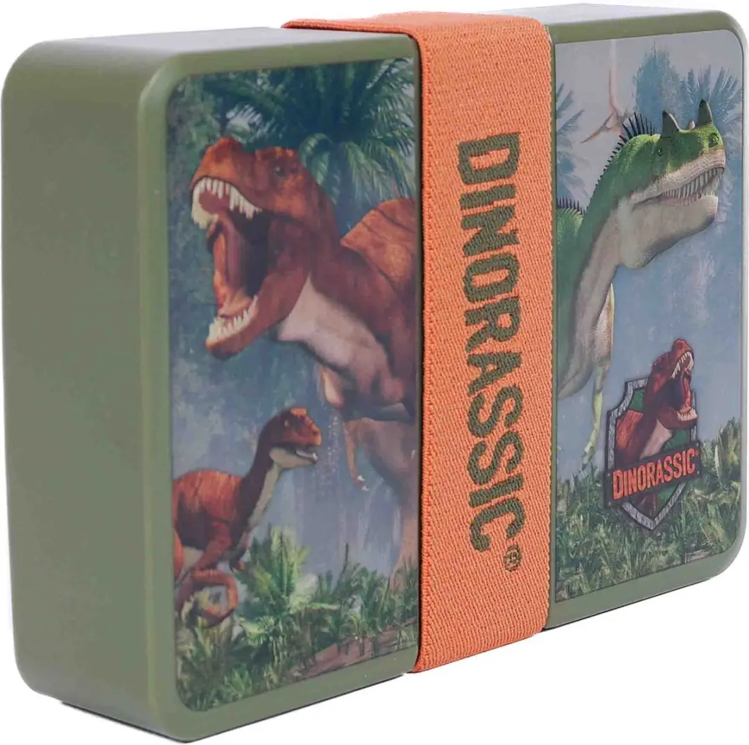 PIA Soft Toys Dinorassic Lunchbox - Groen/Oranje
