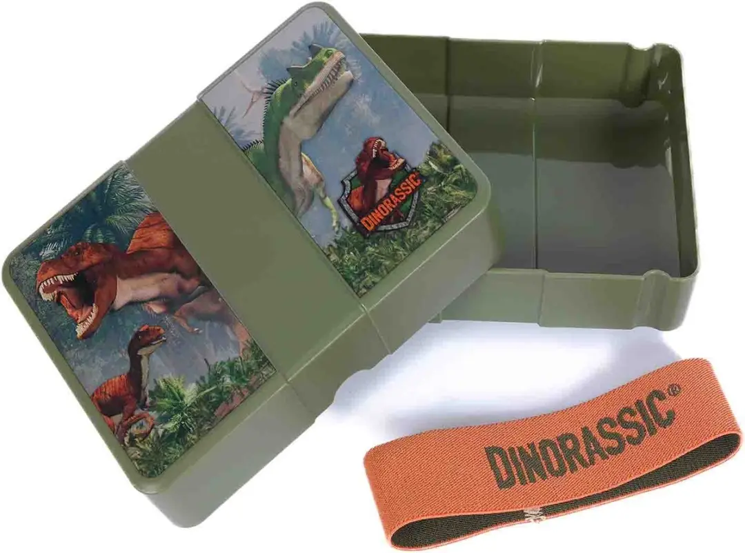 PIA Soft Toys Dinorassic Lunchbox - Groen/Oranje