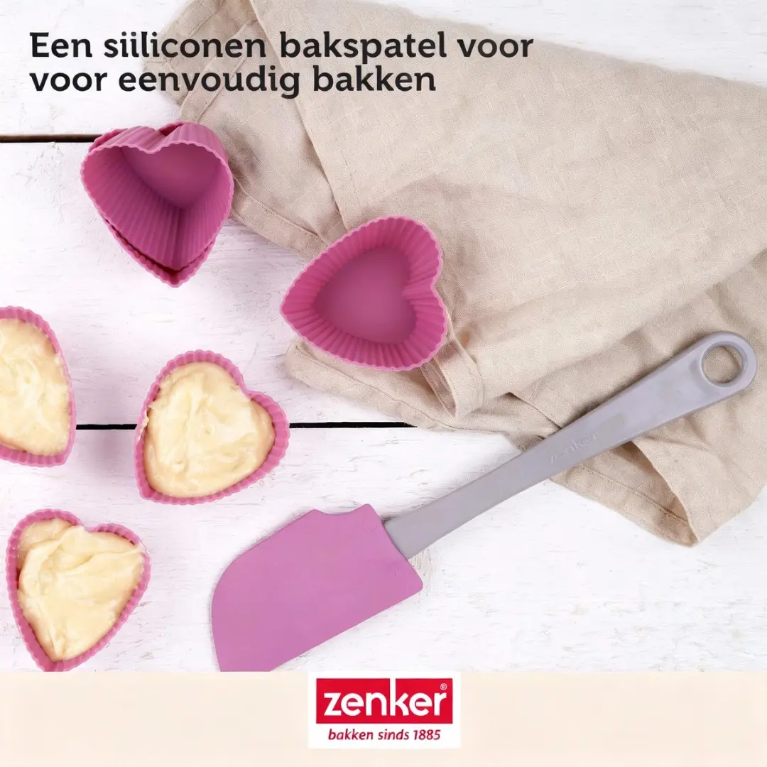 Zenker Bakkersset Donutvorm 36x26cm - Siliconen - Zwart/Grijs