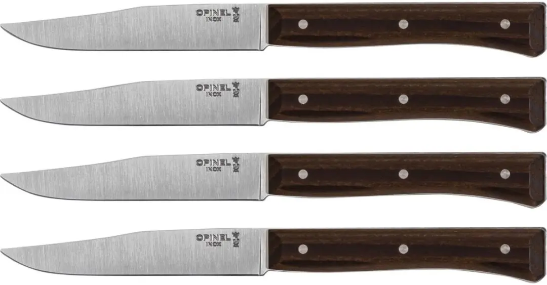 Opinel Facette Tafelmessenset 4-delig - Zilver