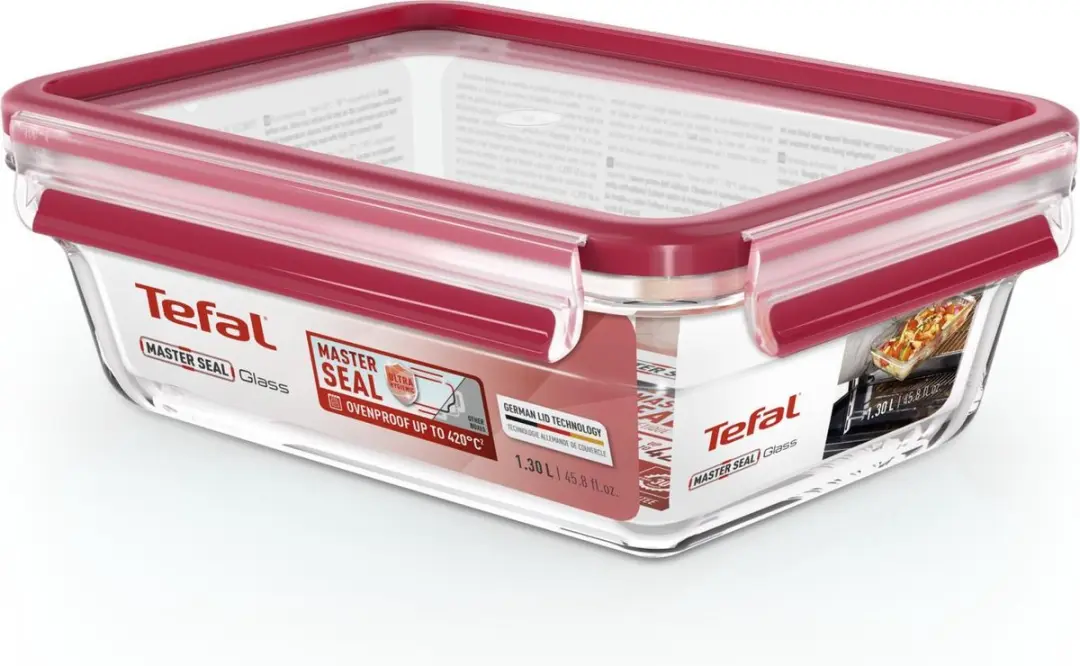 Tefal MasterSeal Glass Vershouddoos 1,3L - Glas