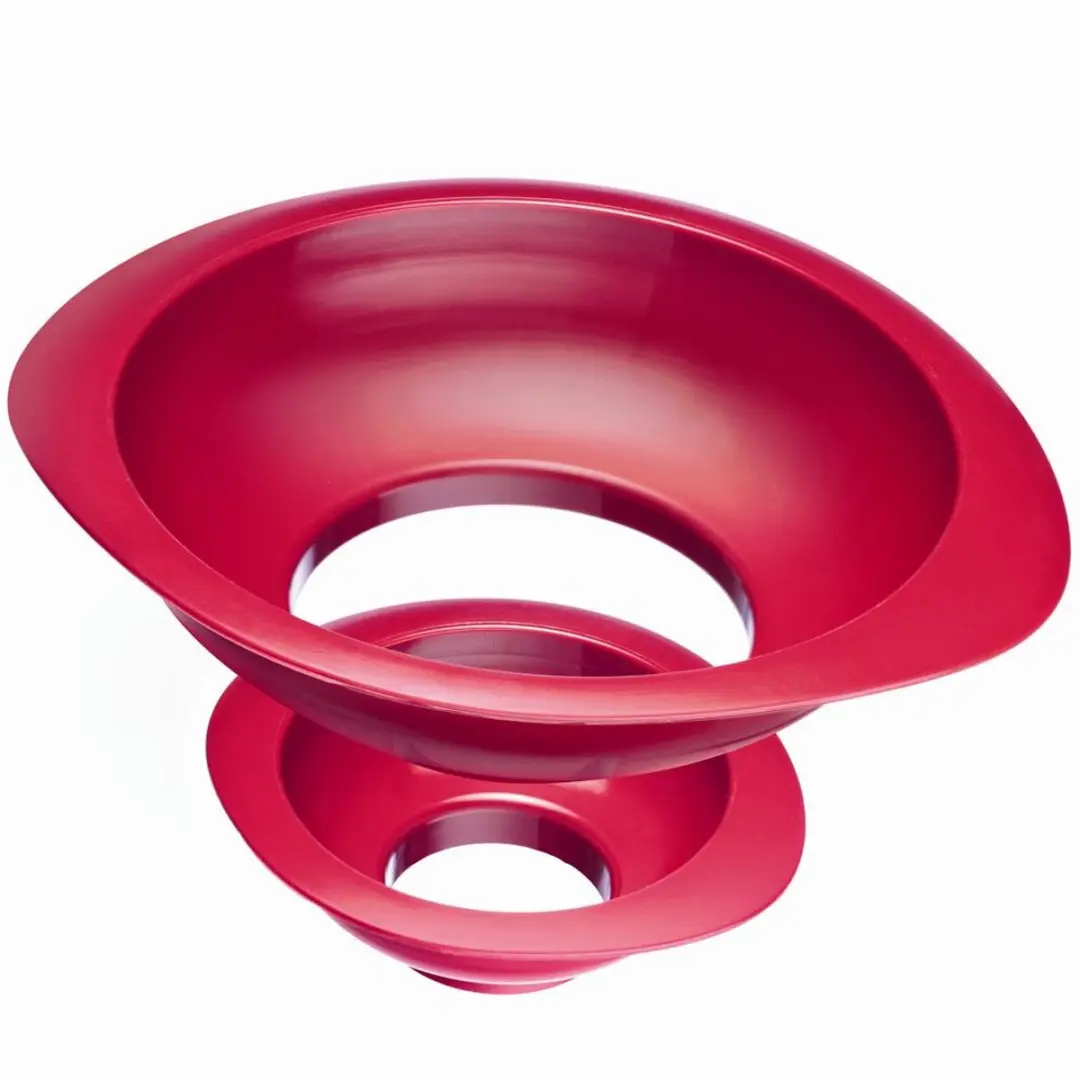 Westmark Twix Keukentrechter Kunststof - 2 Maten - Rood