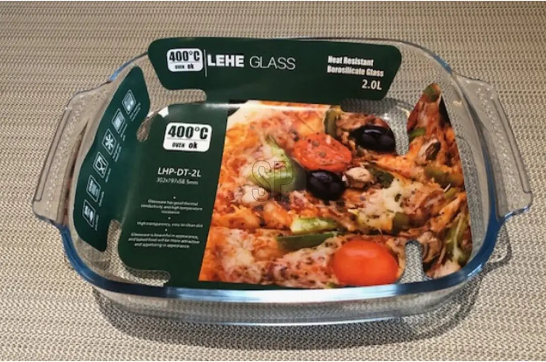 Excellent Houseware Ovenschaal Glas - 2 Liter - 2 Stuks